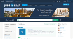 Desktop Screenshot of jobsinlima.com